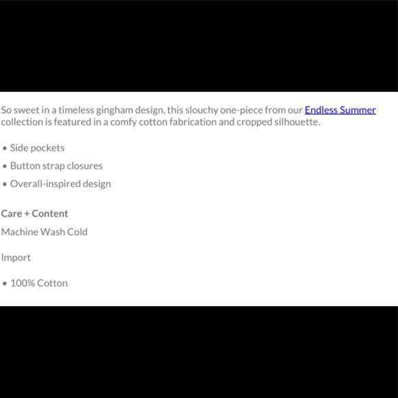 2X 🎉Host Pick 🎉 😊 NEW Free People Gingham One-Piece PERFECT FOR COACHELLA!!!! - Picture 5 of 6